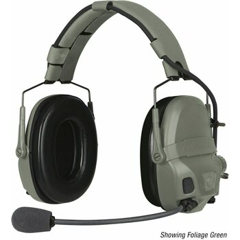 Ops-Core AMP, Communications Headset, Connectorized, NFMI Enabled, Foliage Green