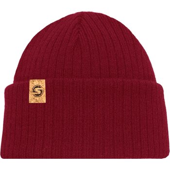 Superyellow Baltic Recycled Beanie, Red