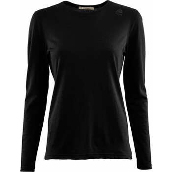 Aclima LightWool Undershirt Long Womens, Black, XL