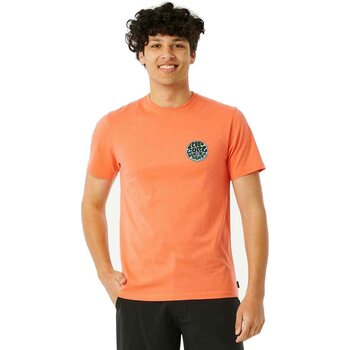 Rip Curl Wetsuit Icon Tee, Peach, M