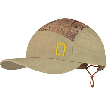 Buff 5 Panel Explore Cap, National Geographic: Geos Brindle