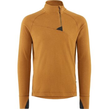 Klättermusen Huge Half Zip Sweater Mens, Mustard, S