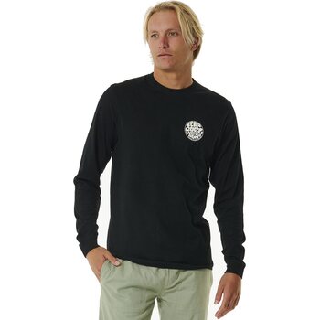 Rip Curl Wetsuit Icon Long Sleeve Tee Mens, Black, S