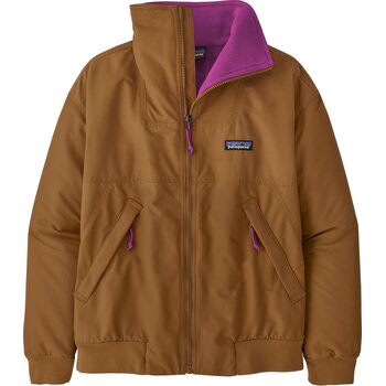 Patagonia Shelled Synch Jkt Womens, Nest Brown w/Amaranth Pink, S