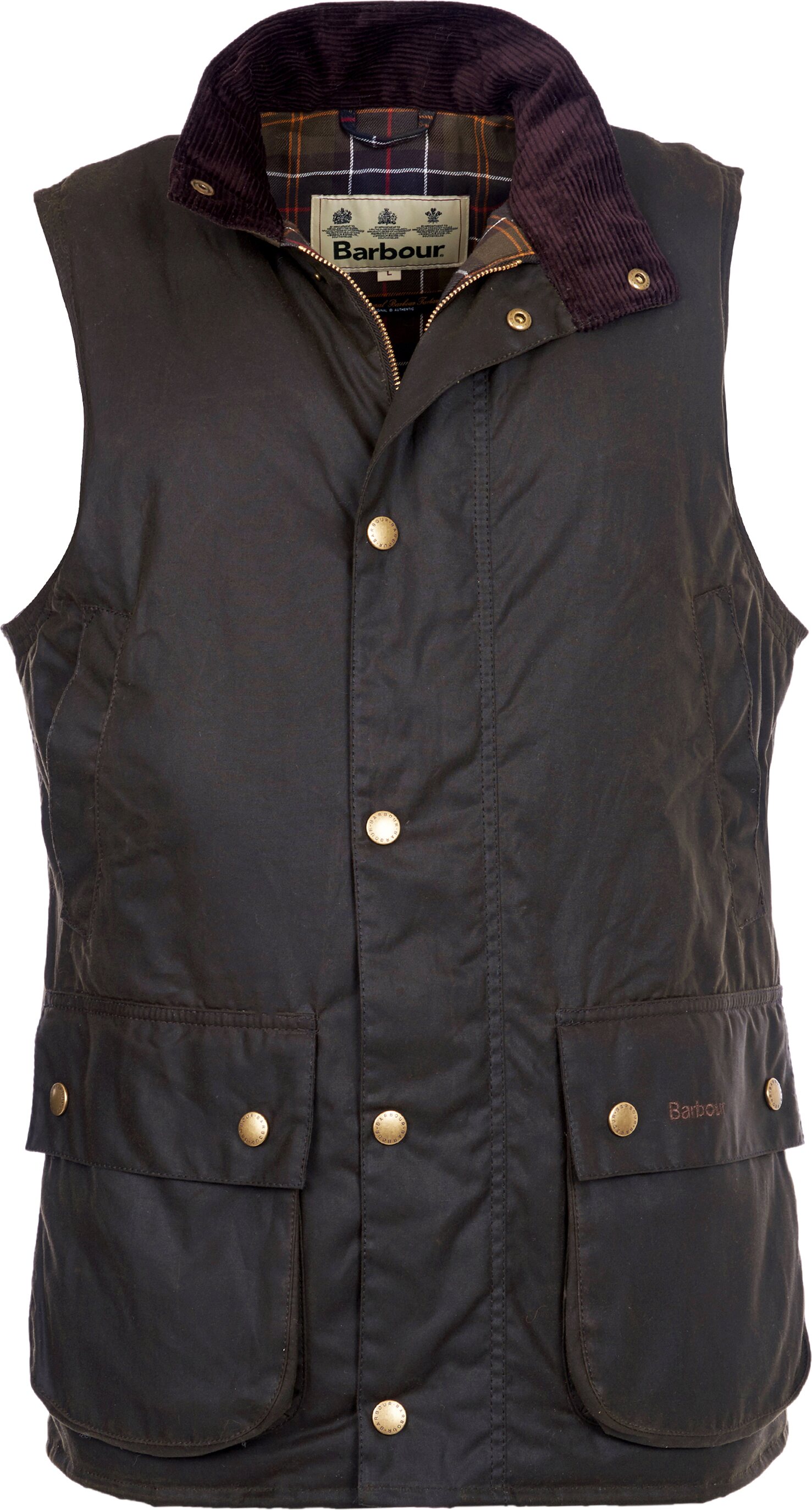 barbour wax gilet