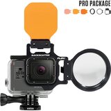 FLIP Pro Package with Shallow, Dive & Deep Filters & 15 MacroMate Mini Lens (GoPro Hero 7/6/5)