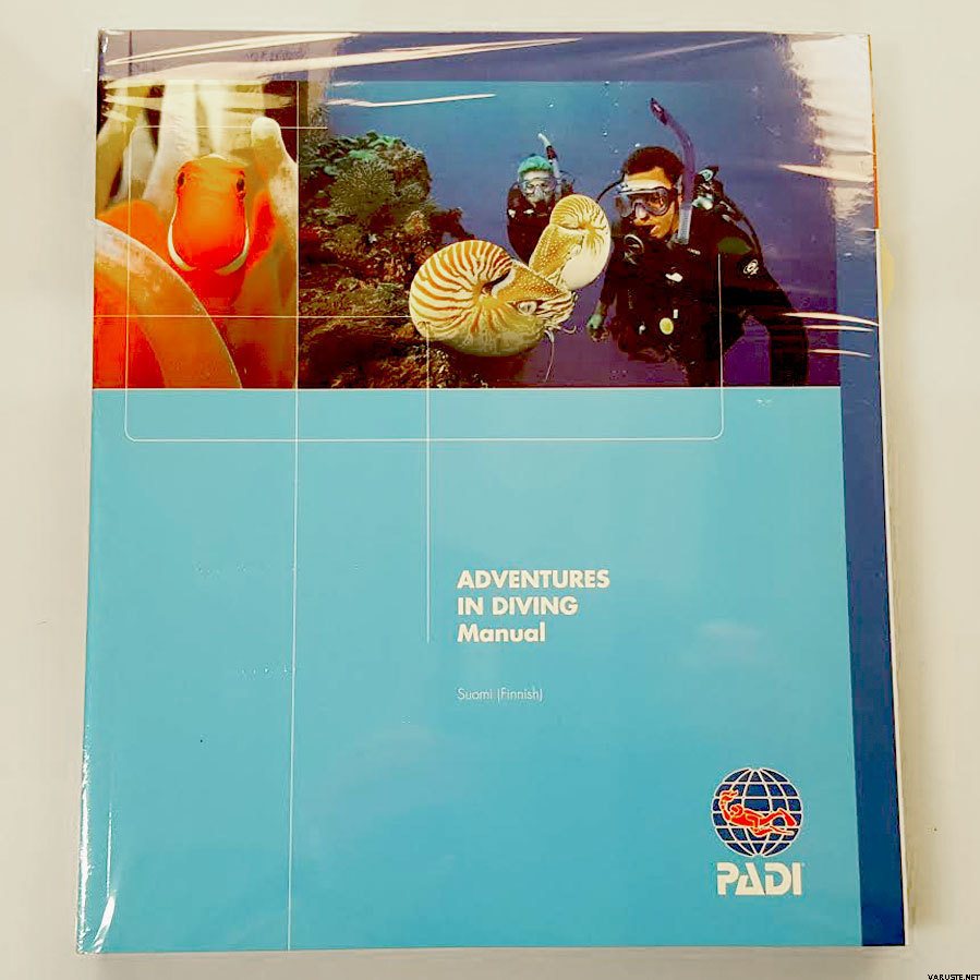 PADI Advanced Open Water Diver - manual + slate